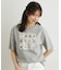 【接触冷感／UVカット／吸水速乾性／抗菌防臭】パーショア ポストカーズ柄Tシャツ