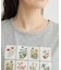 【接触冷感／UVカット／吸水速乾性／抗菌防臭】パーショア ポストカーズ柄Tシャツ