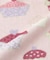 【WEB限定／お配りギフトにおすすめ！／ラッピング資材付き】カップ ケーキ柄 タオルハンカチ 5枚セットピンク