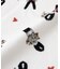 【WEB限定／お配りギフトにおすすめ！／ラッピング資材付き】ヴィンテージ ソルジャー柄 タオルハンカチ 5枚セット白