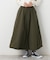 中綿入り裾ドロストスカート