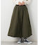 中綿入り裾ドロストスカート