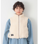 【洗える】ボアスタンドベスト