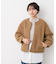 フライス編みナッピングブルゾン