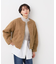フライス編みナッピングブルゾン