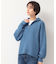 【洗える】ハーフジップニット