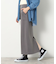 【ウエストゴム・洗える】ダンボールジャージストレートスカート（XS～L）