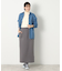 【ウエストゴム・洗える】ダンボールジャージストレートスカート（XS～L）