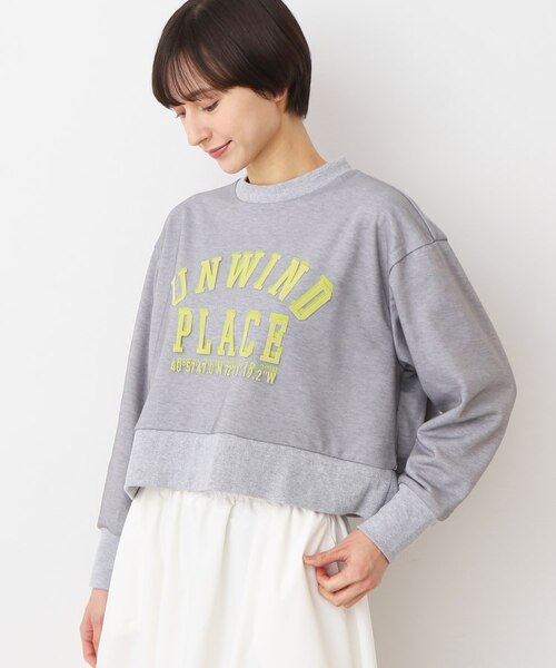 洗える】チュールレイヤードスウェット（S～L）｜デッサンの通販