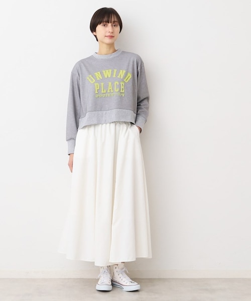 洗える】チュールレイヤードスウェット（S～L）｜デッサンの通販