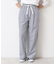 【洗える・ウエストゴム】ストライプリラックスパンツ