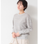 【ユニセックス】コットンリネン杢ニット