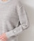 【ユニセックス】コットンリネン杢ニット