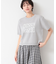 【洗える】ロゴジャカード半袖ニット（S～L）