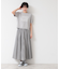 【洗える】ロゴジャカード半袖ニット（S～L）
