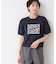 【洗える】ロゴジャカード半袖ニット（S～L）