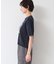 【洗える】ロゴジャカード半袖ニット（S～L）