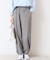 【ウエストゴム・洗える】裾ドロスト付きパンツ（S～L）