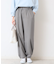 【ウエストゴム・洗える】裾ドロスト付きパンツ（S～L）