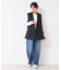【セットアップ可能・洗える】リネンスリーブレスジャケット