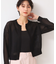 【洗える】チェック柄シアークルーネックカーディガン