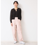【洗える】チェック柄シアークルーネックカーディガン