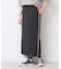 【セットアップ可能・洗える】配色ラインストレートスカート（S～L）