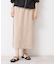 【セットアップ可能・洗える】配色ラインストレートスカート（S～L）