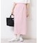 【セットアップ可能・洗える】配色ラインストレートスカート（S～L）