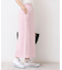 【セットアップ可能・洗える】配色ラインストレートスカート（S～L）