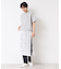【洗える】フラワー柄ニット巻き風スカート