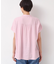 【洗える】ピンタック入りバンドカラーブラウス（S～L）
