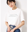 【ユニセックス／接触冷感／抗菌防臭／洗える】アイスクリアコットンロゴTシャツ