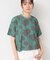 【リンクコーデ・洗える】フラワープリントTシャツ