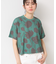 【リンクコーデ・洗える】フラワープリントTシャツ