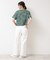 【リンクコーデ・洗える】フラワープリントTシャツ