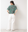 【リンクコーデ・洗える】フラワープリントTシャツ