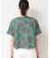 【リンクコーデ・洗える】フラワープリントTシャツ