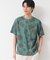 【リンクコーデ・洗える】フラワープリントTシャツ