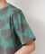【リンクコーデ・洗える】フラワープリントTシャツ