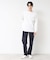 【洗える】ワッフルロングスリーブTシャツ