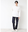 【洗える】ワッフルロングスリーブTシャツ