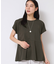 ◆【接触冷感/UV/洗える】ペプラムチュニックカットソー（XS～L）