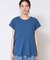 ◆【接触冷感/UV/洗える】ペプラムチュニックカットソー（XS～L）