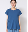 ◆【接触冷感/UV/洗える】ペプラムチュニックカットソー（XS～L）