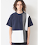 【洗える】ブロック切り替えTシャツ