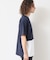 【洗える】ブロック切り替えTシャツ