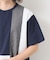 【洗える】ブロック切り替えTシャツ