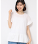 ◆【洗える】ラッフルドッキングカットソー