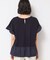 ◆【洗える】ラッフルドッキングカットソー